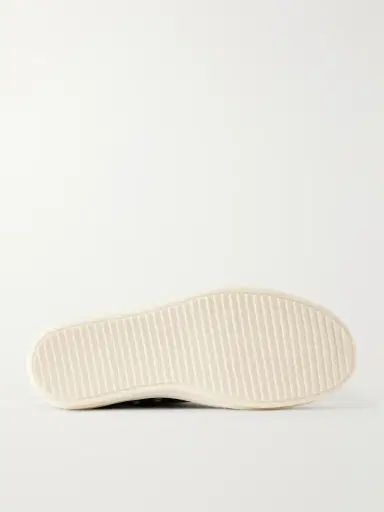 Rick Owens Ramones Full-Grain Leather and Rubber Sneakers - Men | Thumbnail 3 Rick Owens Ramones Full-Grain Leather and Rubber Sneakers - Men | Thumbnail 3
