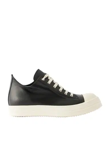 Rick Owens Ramones Full-Grain Leather and Rubber Sneakers - Men | Thumbnail 1 Rick Owens Ramones Full-Grain Leather and Rubber Sneakers - Men | Thumbnail 1