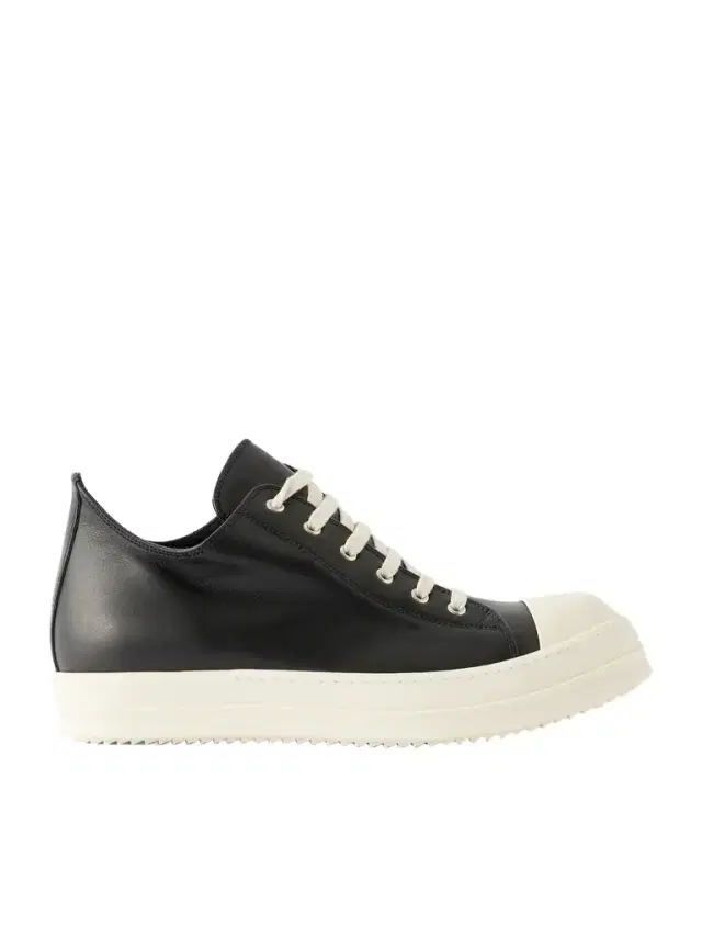 Rick Owens Ramones Full-Grain Leather and Rubber Sneakers - Men