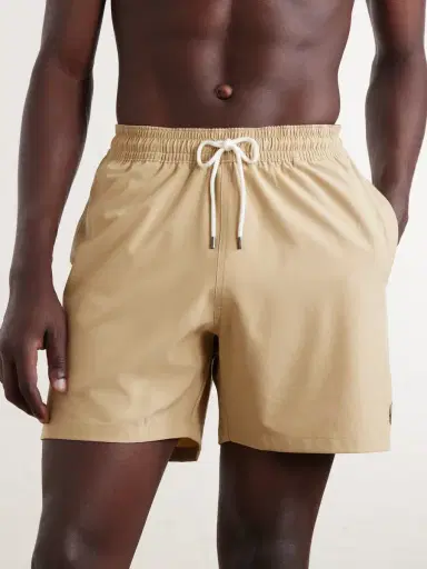 Polo Ralph Lauren Traveler Straight-Leg Mid-Length Recycled Swim Shorts - Men | Thumbnail 2