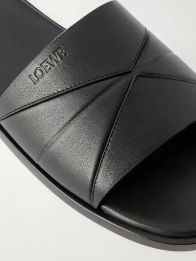 Loewe Origami Leather Sandals - Men | Thumbnail 4 Loewe Origami Leather Sandals - Men | Thumbnail 4
