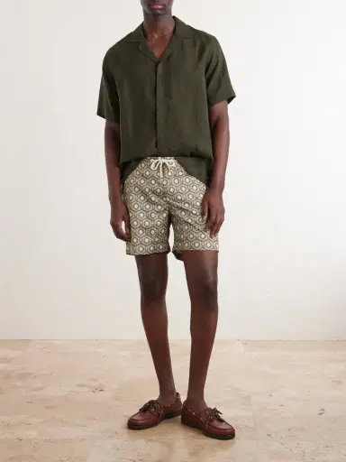 Orlebar Brown Maitan II Camp-Collar Linen Shirt - Men | Thumbnail 2 Orlebar Brown Maitan II Camp-Collar Linen Shirt - Men | Thumbnail 2