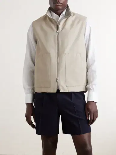 Lardini Cotton-Blend Gilet - Men | Thumbnail 3 Lardini Cotton-Blend Gilet - Men | Thumbnail 3