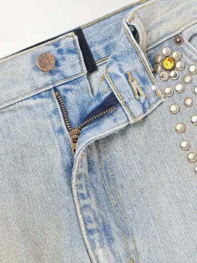 Paly Hollywood Straight-Leg Distressed Studded Jeans - Men | Thumbnail 6 Paly Hollywood Straight-Leg Distressed Studded Jeans - Men | Thumbnail 6