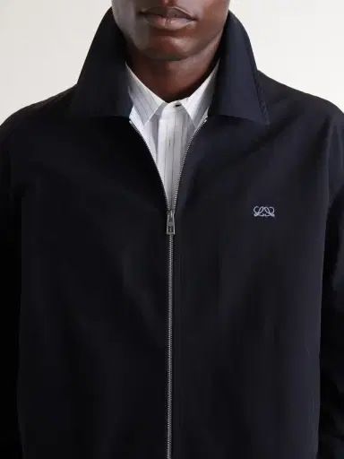 Loewe Logo-Embroidered Cotton-Blend Jacket - Men | Thumbnail 5 Loewe Logo-Embroidered Cotton-Blend Jacket - Men | Thumbnail 5