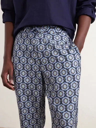 Orlebar Brown Alfred Straight-Leg Printed Lyocell-Satin Trousers - Men | Thumbnail 5