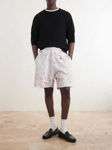 Paly Hollywood Joshua Tree Printed Cotton-Jersey Shorts - Men | Thumbnail 2