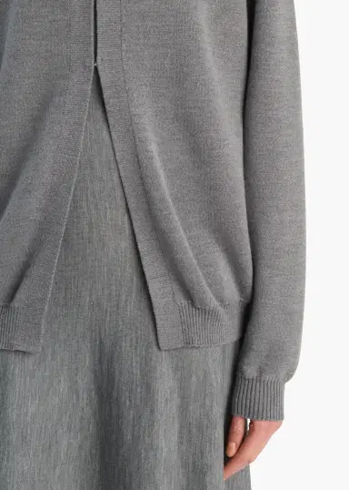 Khaite Cooper Cardigan In Sterling | Thumbnail 5