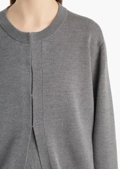 Khaite Cooper Cardigan In Sterling | Thumbnail 6
