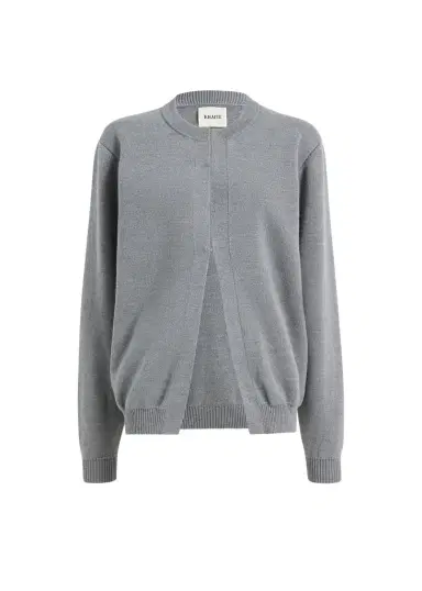 Khaite Cooper Cardigan In Sterling | Thumbnail 1