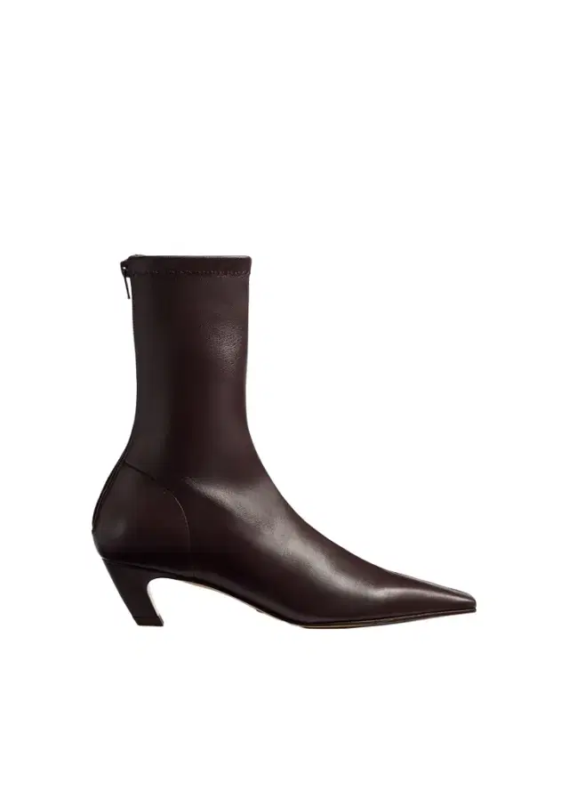 Khaite Arizona Stretch Ankle Boot In Bordeaux