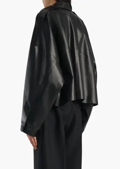 Khaite Bodine Top In Black Leather | Thumbnail 4 Khaite Bodine Top In Black Leather | Thumbnail 4