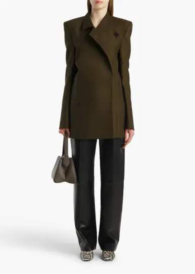 Khaite Armair Jacket In Dark Olive | Thumbnail 2 Khaite Armair Jacket In Dark Olive | Thumbnail 2
