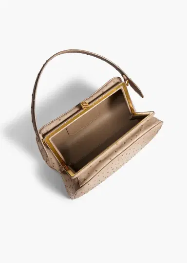 Khaite Cate Handbag In Mink | Thumbnail 3 Khaite Cate Handbag In Mink | Thumbnail 3