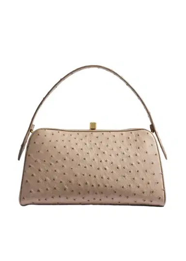 Khaite Cate Handbag In Mink | Thumbnail 1 Khaite Cate Handbag In Mink | Thumbnail 1