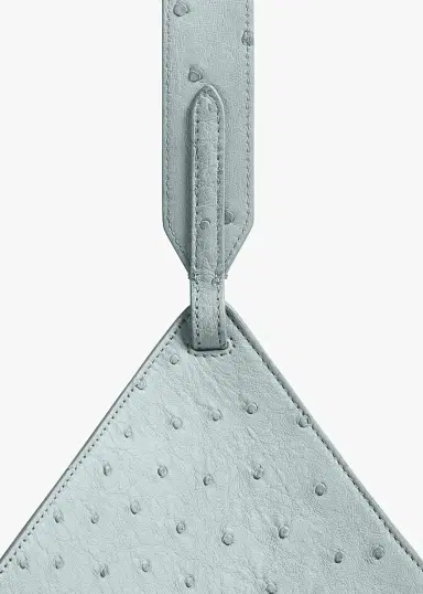 Khaite Mini Lotus Tote In Frost Ostrich | Thumbnail 4 Khaite Mini Lotus Tote In Frost Ostrich | Thumbnail 4