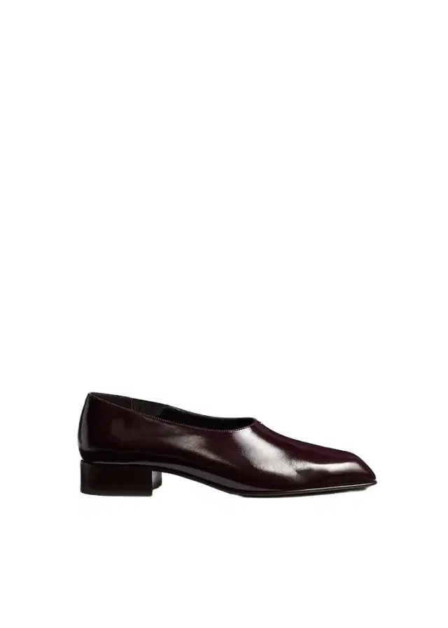 Khaite Colt Slip-On Loafer In Bordeaux