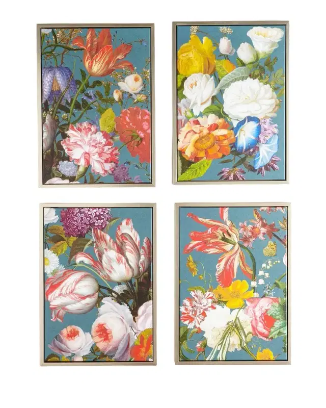 Wendover Art Group Adorned Bouquet, Set of 4