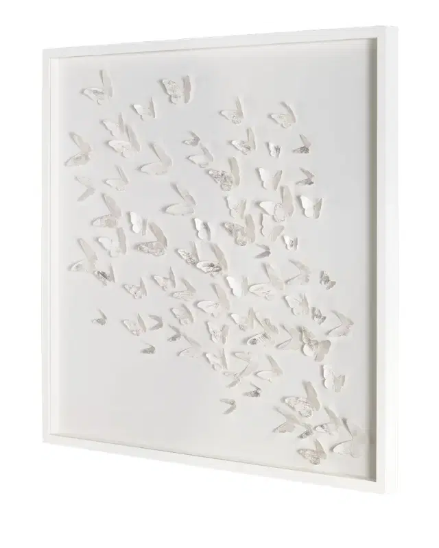 Wendover Art Group Silver Butterfly Shadowbox