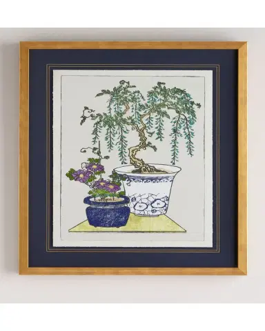 Wendover Art Group Bonsai in Blue | Thumbnail 2 Wendover Art Group Bonsai in Blue | Thumbnail 2
