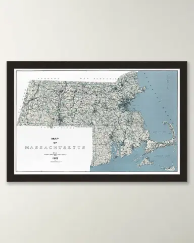 Wendover Art Group Chart of Massachusetts and Coast | Thumbnail 4