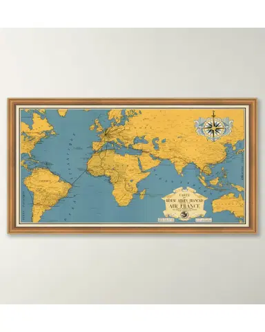Wendover Art Group French Air Map | Thumbnail 2 Wendover Art Group French Air Map | Thumbnail 2