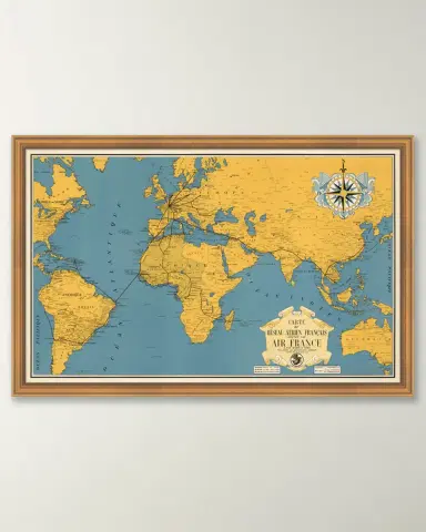 Wendover Art Group French Air Map | Thumbnail 4 Wendover Art Group French Air Map | Thumbnail 4