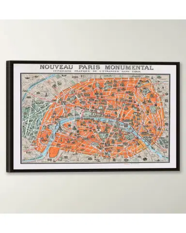 Wendover Art Group Oversized Pictorial Map of Paris | Thumbnail 3 Wendover Art Group Oversized Pictorial Map of Paris | Thumbnail 3