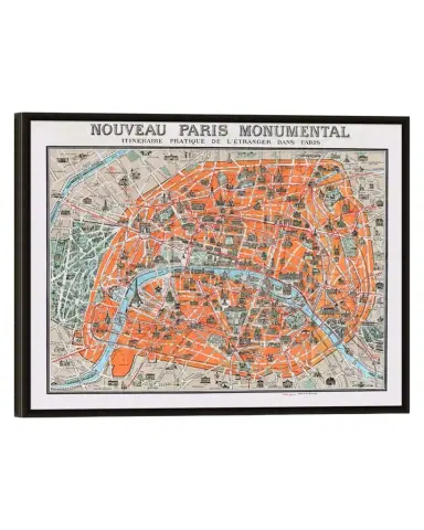 Wendover Art Group Oversized Pictorial Map of Paris | Thumbnail 1 Wendover Art Group Oversized Pictorial Map of Paris | Thumbnail 1
