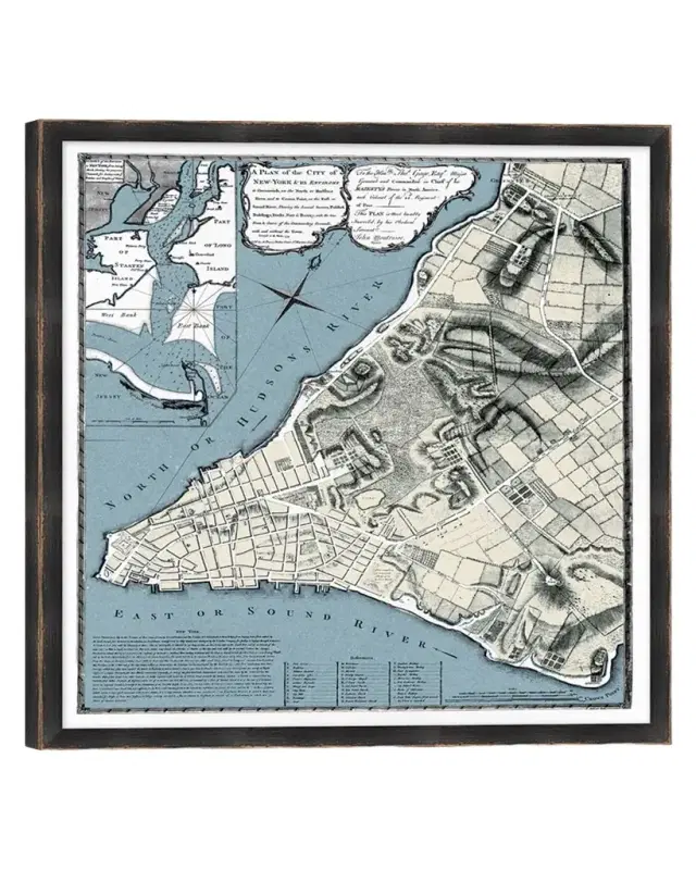 Wendover Art Group Chart of New York Harbor