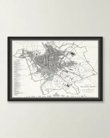 Wendover Art Group Italian Map Series - Rome | Thumbnail 2