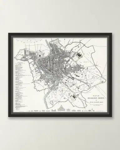 Wendover Art Group Italian Map Series - Rome | Thumbnail 3