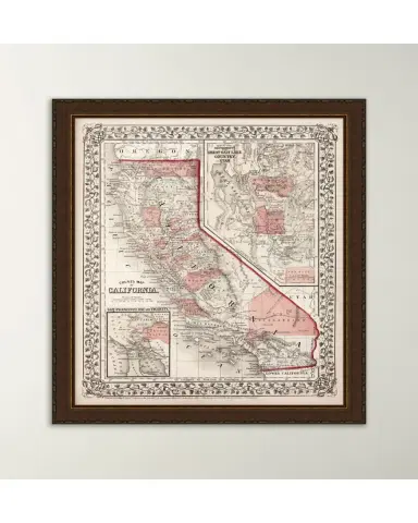 Wendover Art Group Map of California | Thumbnail 2