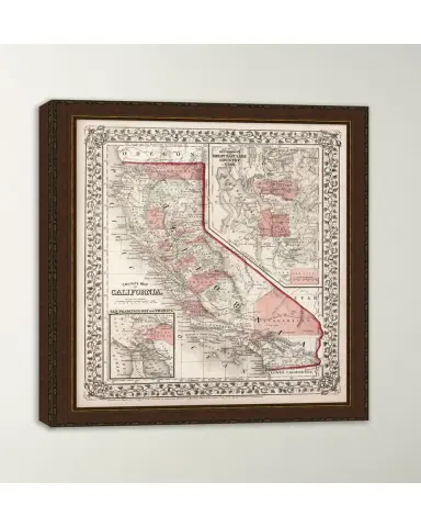 Wendover Art Group Map of California | Thumbnail 3