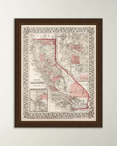Wendover Art Group Map of California | Thumbnail 4