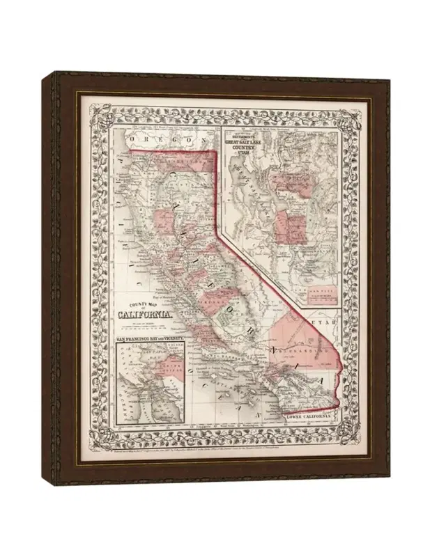 Wendover Art Group Map of California