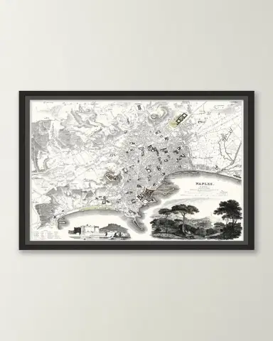Wendover Art Group Italian Map Series - Naples | Thumbnail 2