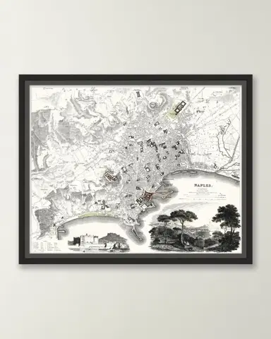 Wendover Art Group Italian Map Series - Naples | Thumbnail 3