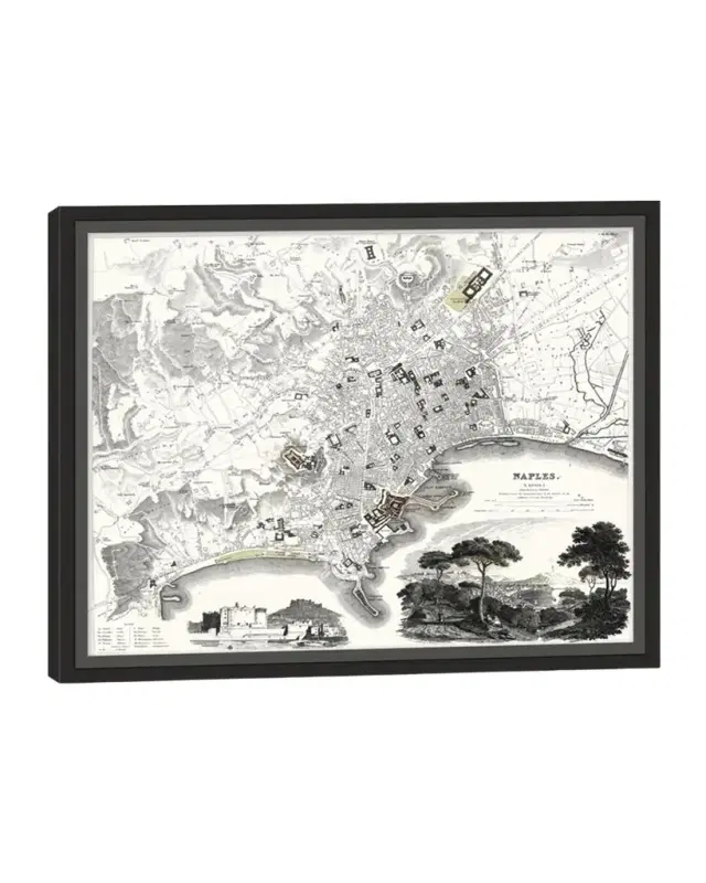 Wendover Art Group Italian Map Series - Naples