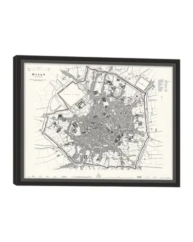 Wendover Art Group Italian Map Series - Milan | Thumbnail 1