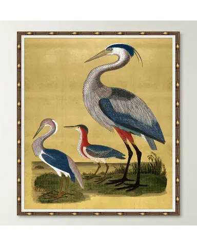Wendover Art Group "Majestic Cranes on Gold II" Giclee Art | Thumbnail 2 Wendover Art Group "Majestic Cranes on Gold II" Giclee Art | Thumbnail 2