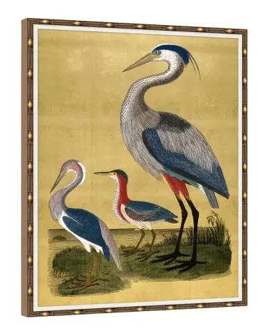 Wendover Art Group "Majestic Cranes on Gold II" Giclee Art | Thumbnail 1 Wendover Art Group "Majestic Cranes on Gold II" Giclee Art | Thumbnail 1