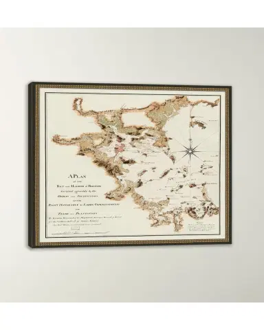 Wendover Art Group Map of Boston Bay and Harbor | Thumbnail 3