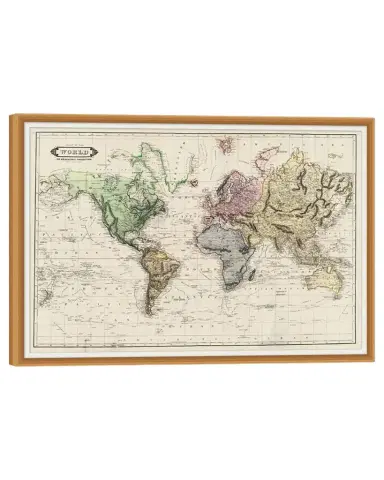 Wendover Art Group Colored Chart of the World | Thumbnail 1 Wendover Art Group Colored Chart of the World | Thumbnail 1