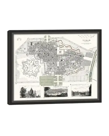 Wendover Art Group Italian Map Series - Turin | Thumbnail 1