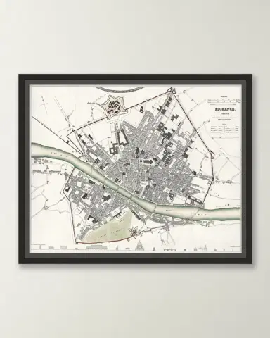Wendover Art Group Italian Map Series - Florence | Thumbnail 3