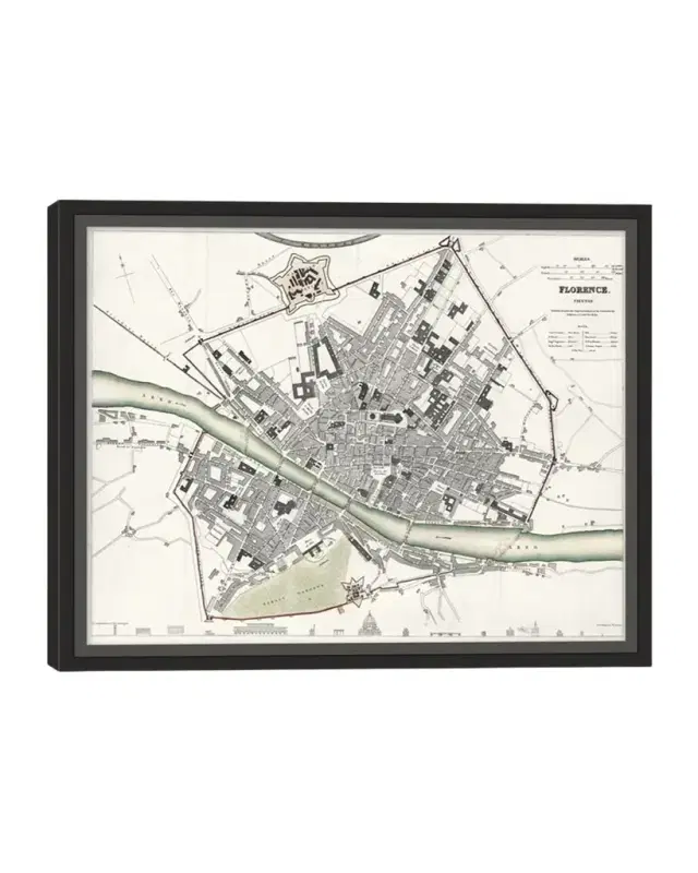 Wendover Art Group Italian Map Series - Florence