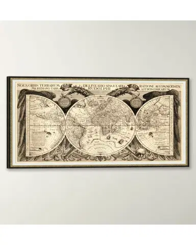 Wendover Art Group Sepia World Map | Thumbnail 3 Wendover Art Group Sepia World Map | Thumbnail 3