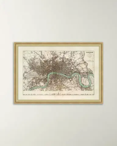 Wendover Art Group Antique London Map | Thumbnail 3