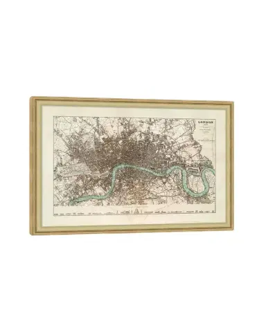 Wendover Art Group Antique London Map | Thumbnail 1